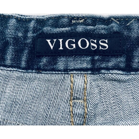 Vigoss The Jagger Jean Shorts Size 28 Womens Boho High Rise Distressed - Picture 3 of 7